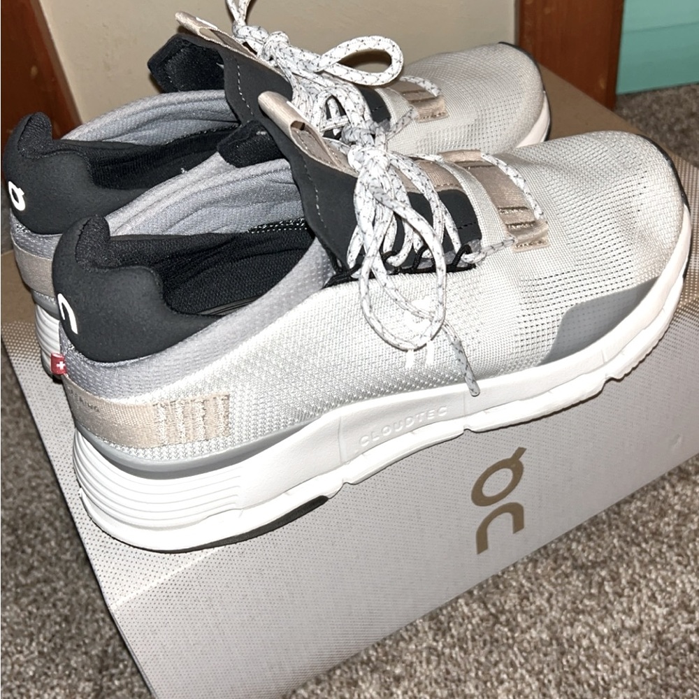 On cloud shoes